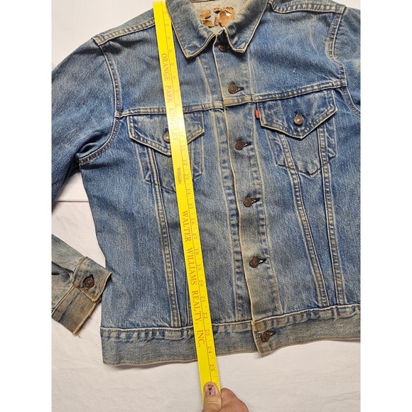 Vintage Levis 70505 0217 Type III Denim Trucker Jacket Blue Size 42 Made in USA - Picture 8 of 9